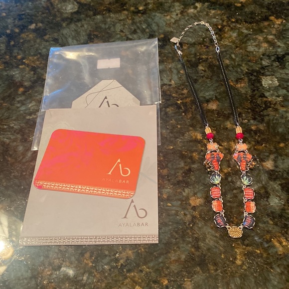 AYALABAR One of a Kind mosaic and beaded necklace🌺 - Picture 7 of 7